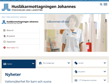 Tablet Screenshot of hlmjohannes.se